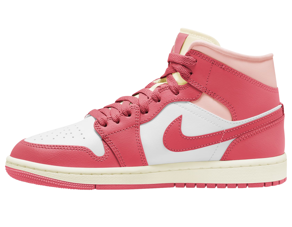 Air Jordan 1 Mid Strawberries and Cream BQ6472-186 Release Date Info