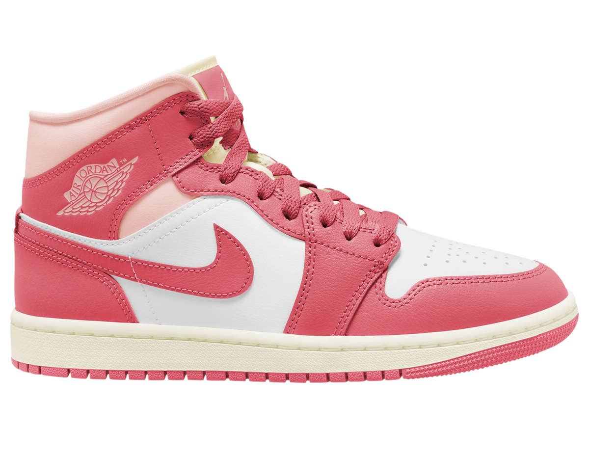 Air Jordan 1 Mid Strawberries and Cream BQ6472-186 Release Date Info