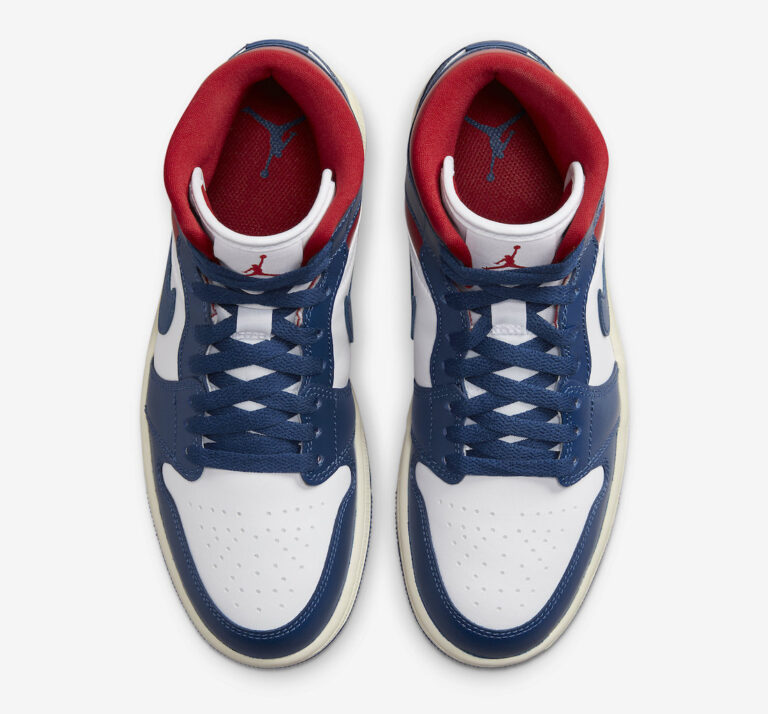 Air Jordan 1 Mid French Blue Gym Red BQ6472-146 Release Date + Where to ...
