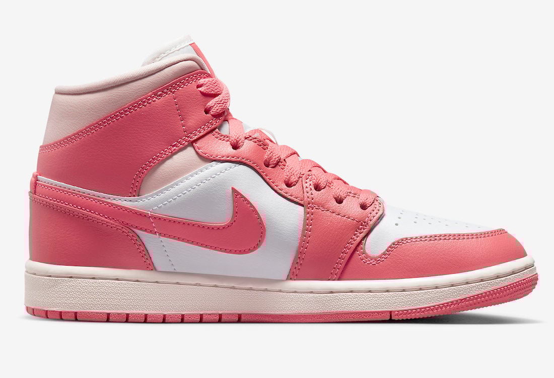 Air Jordan 1 Mid White Sea Coral Atmosphere Sail BQ6472-186 Release Date