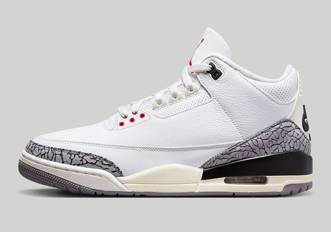 Air Jordan 3 White Cement Reimagined 2023 DN3707-100 Release Date