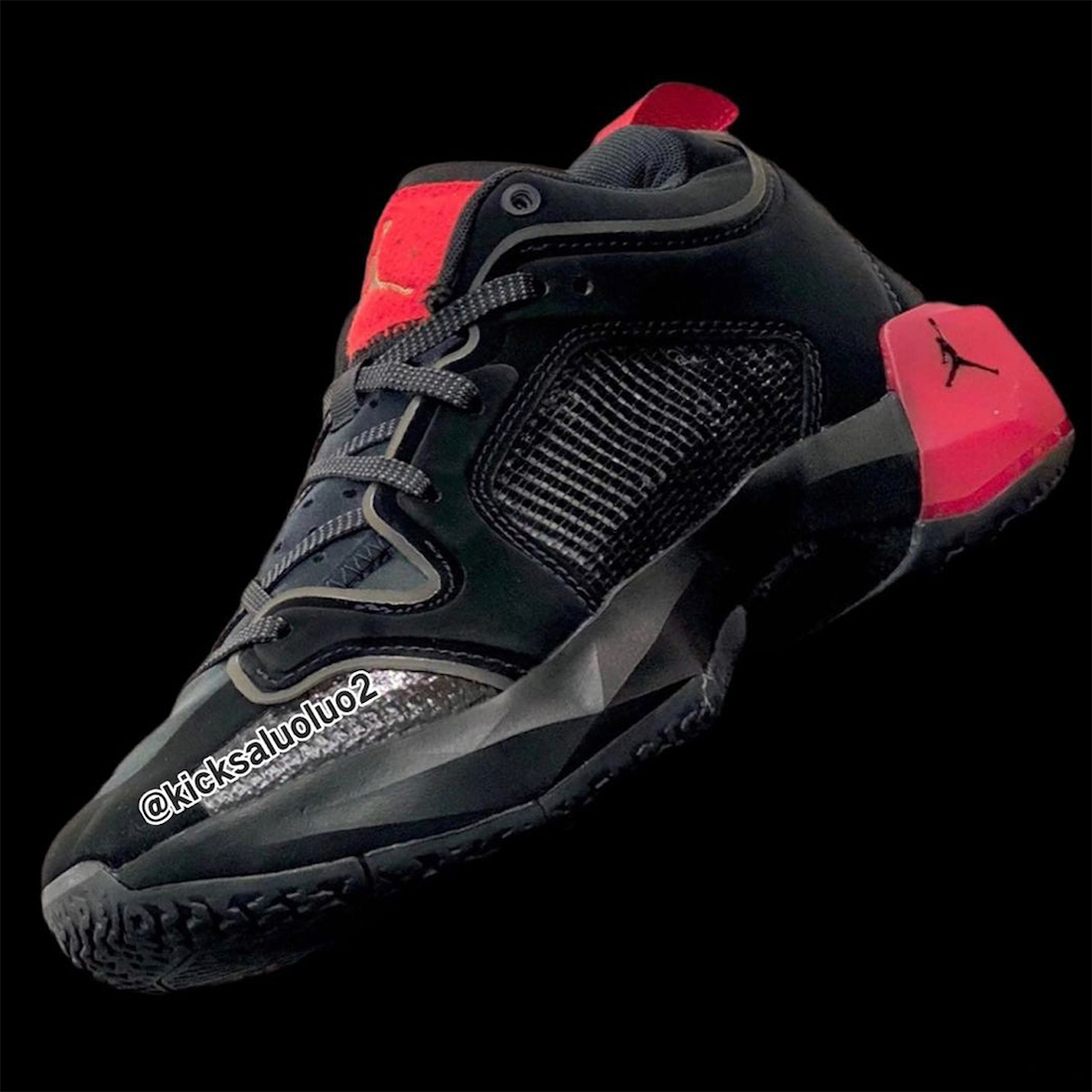 Air Jordan 37 Low Bred Black University Red DQ4122-007 Release Date Info