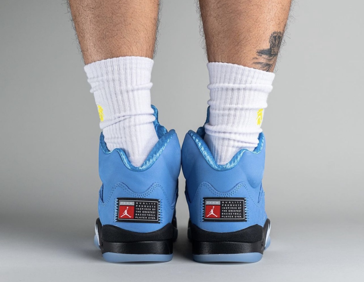 Air Jordan 5 UNC University Blue DV1310-401 On-Feet