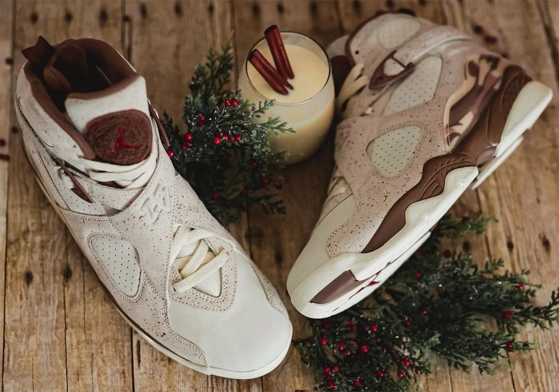 Air Jordan 8 ‘Eight-Nog’ for the Holiday Season