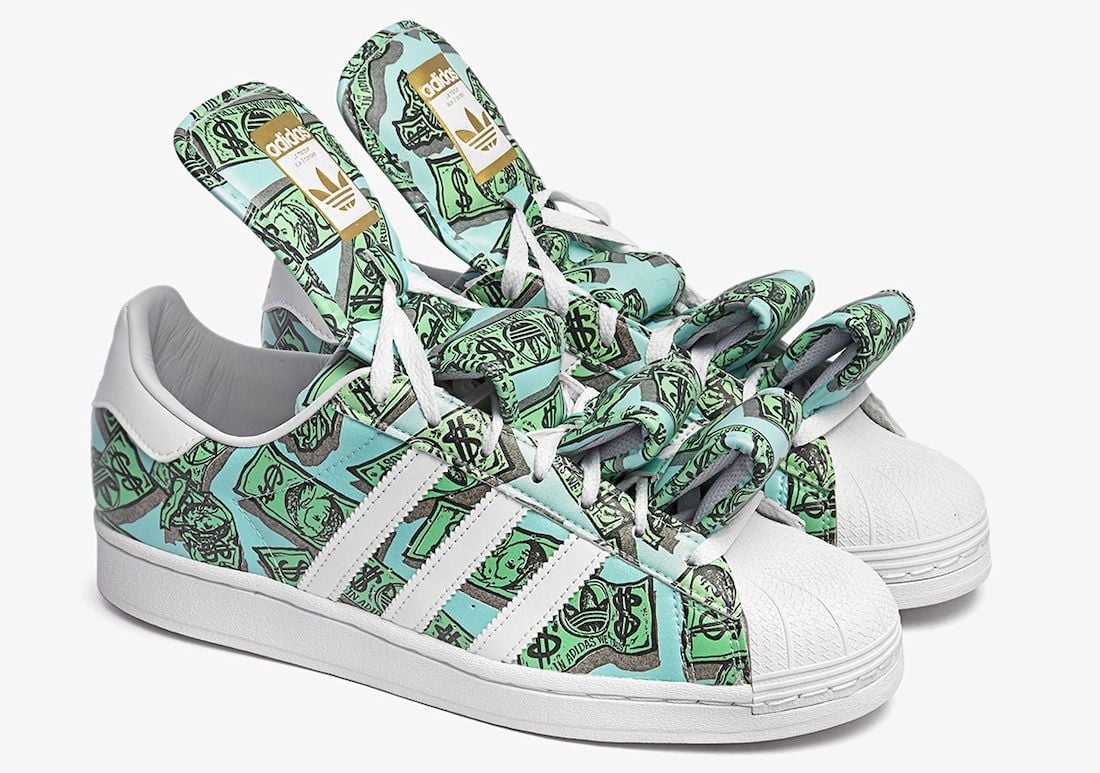 Jeremy Scott x adidas Superstar Comes Covered in Money Print