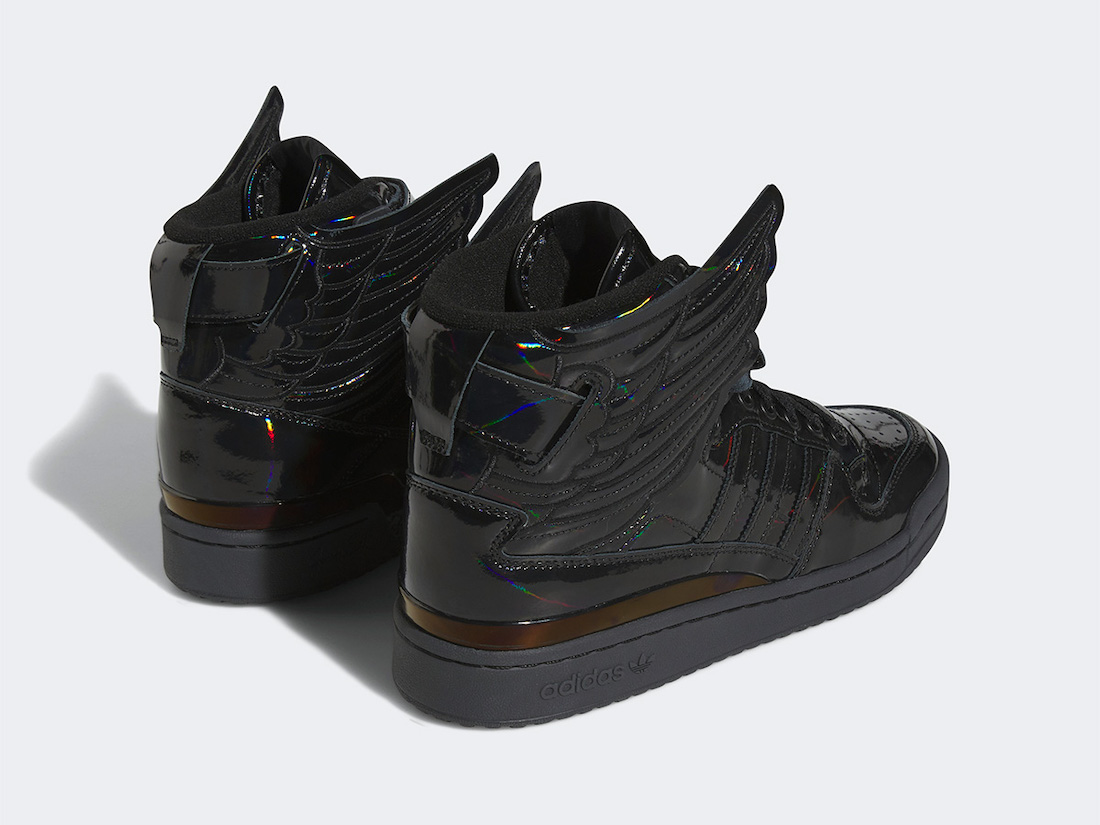 Jeremy Scott x adidas Forum Hi Wings 4.0 Opal Black IE6862 Release Date Info