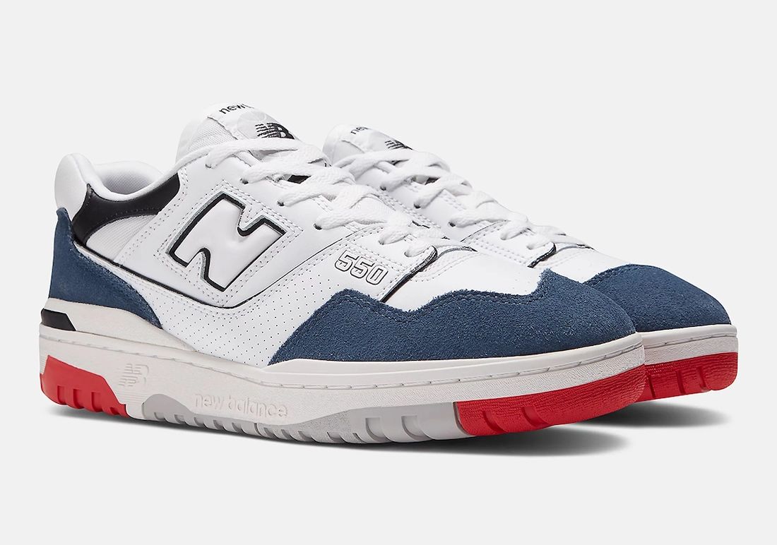 New Balance 550 White Navy Red BB550NCN Release Date Info