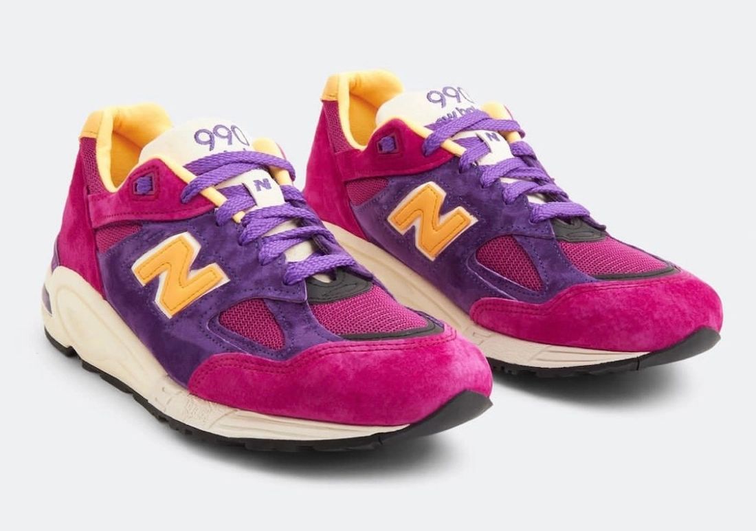 New Balance 990v2 Made in USA Pink Purple M990PY2 Release Date Info