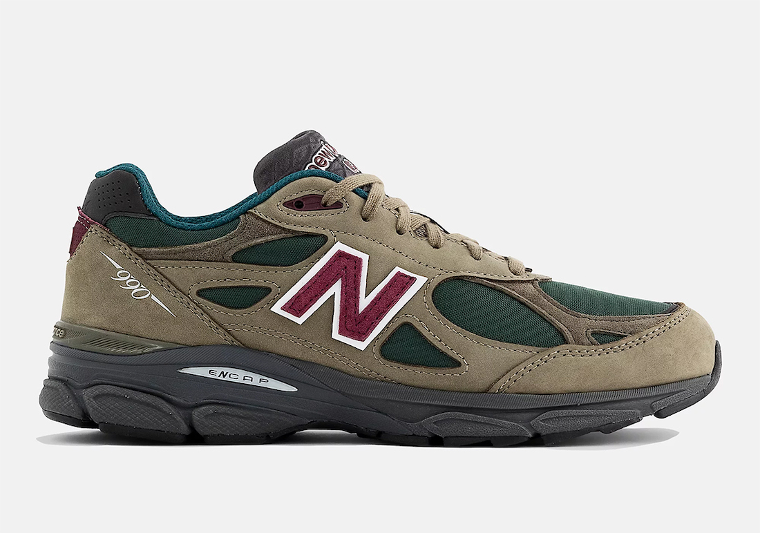 New Balance 990v3 Made in USA Releasing in Olive and Green