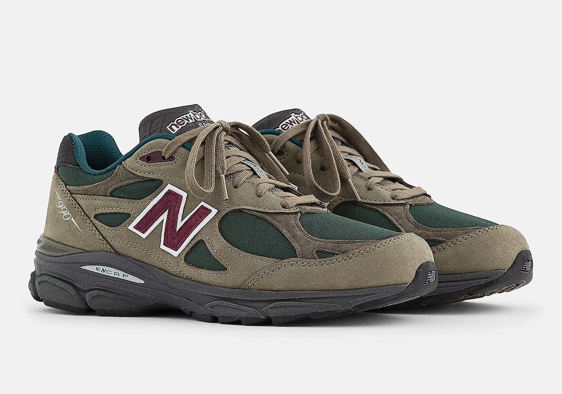 New Balance 990v3 Made in USA Olive Green M990GP3 Release Date Info