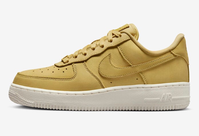 nike air force 1 gold leaf crest