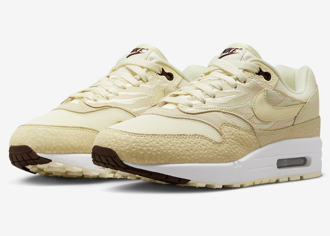 The Nike Air Max 1 ’87 ‘Coconut Milk’ Features Exotic Prints