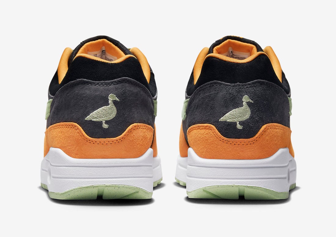Nike Air Max 1 Ugly Duckling Anthracite Honeydew Black Kumquat DZ0482-001 Release Date Info