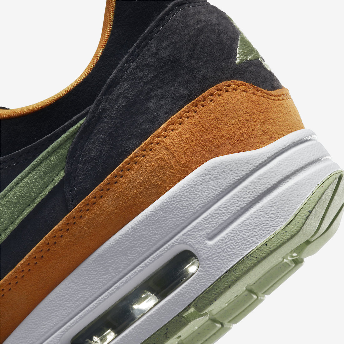 Nike Air Max 1 Ugly Duckling Anthracite Honeydew Black Kumquat DZ0482-001 Release Date Info