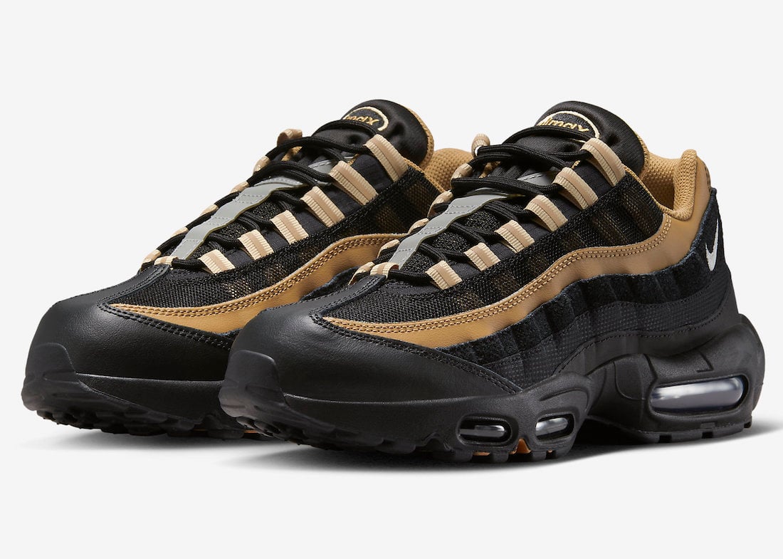 Nike Air Max 95 in Black and Elemental Gold