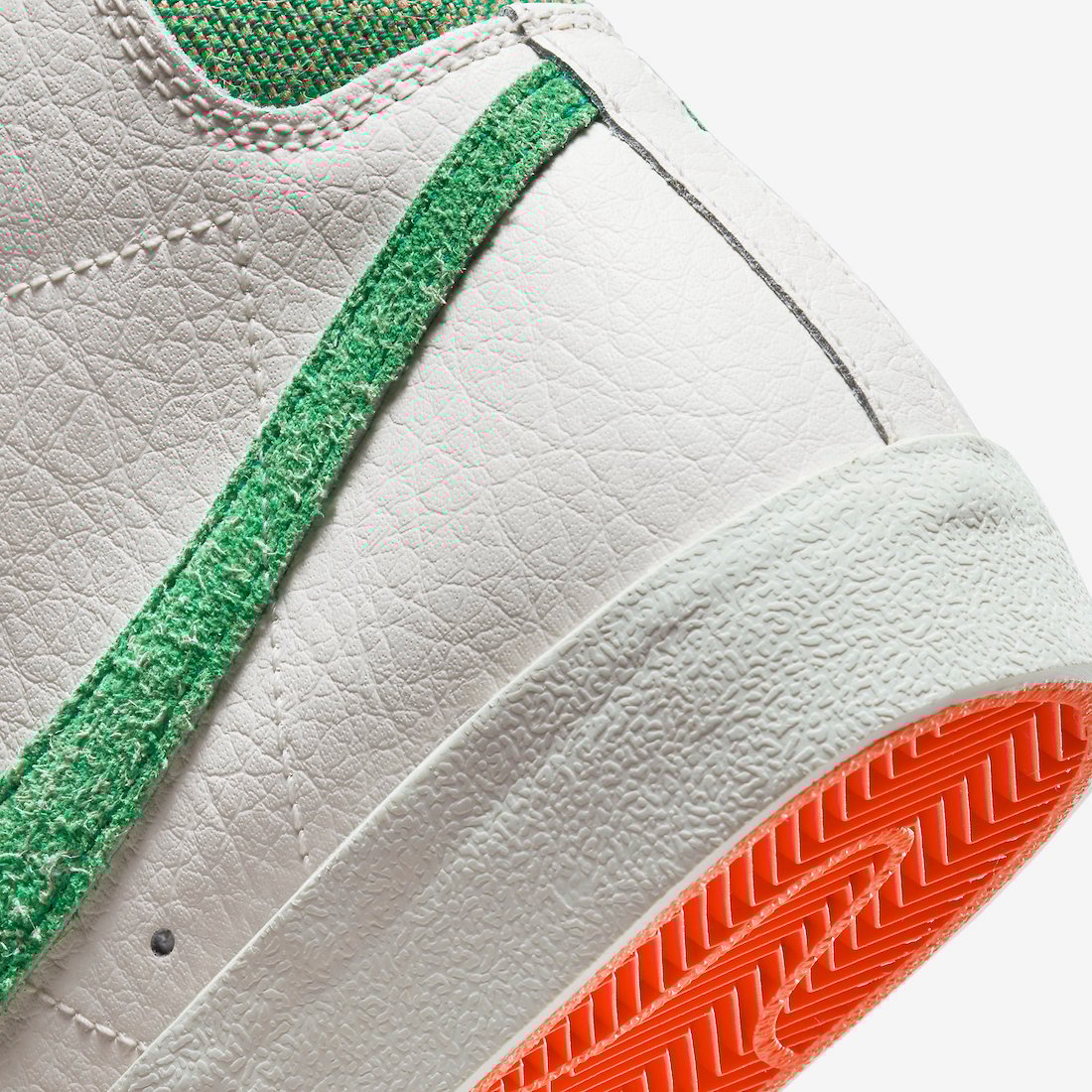 Nike Blazer Mid White Green Orange FD0759-133 Release Date Info