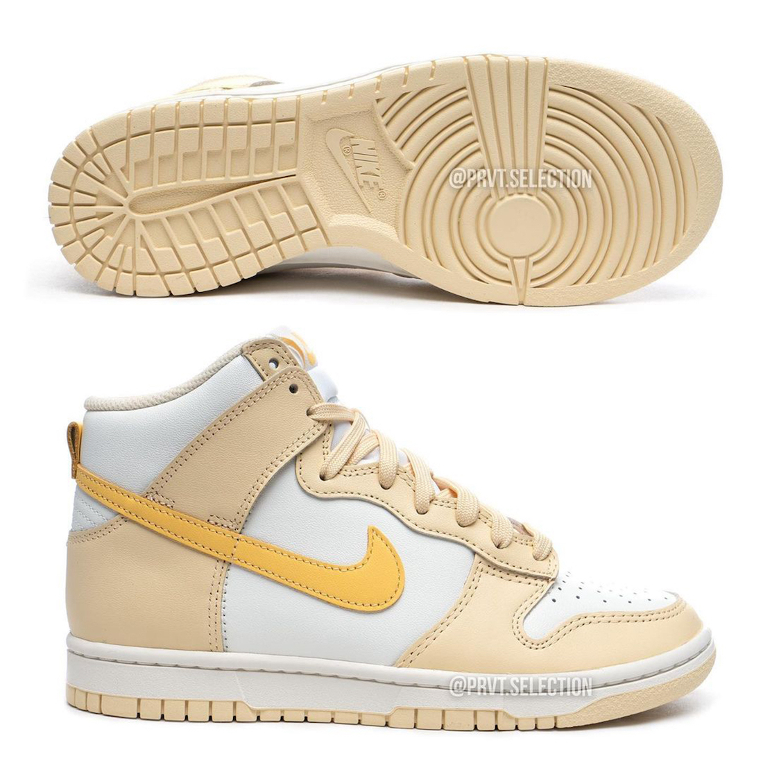 Nike Dunk High Pale Vanilla Topaz Gold Sail DD1869-201 Release Date Info