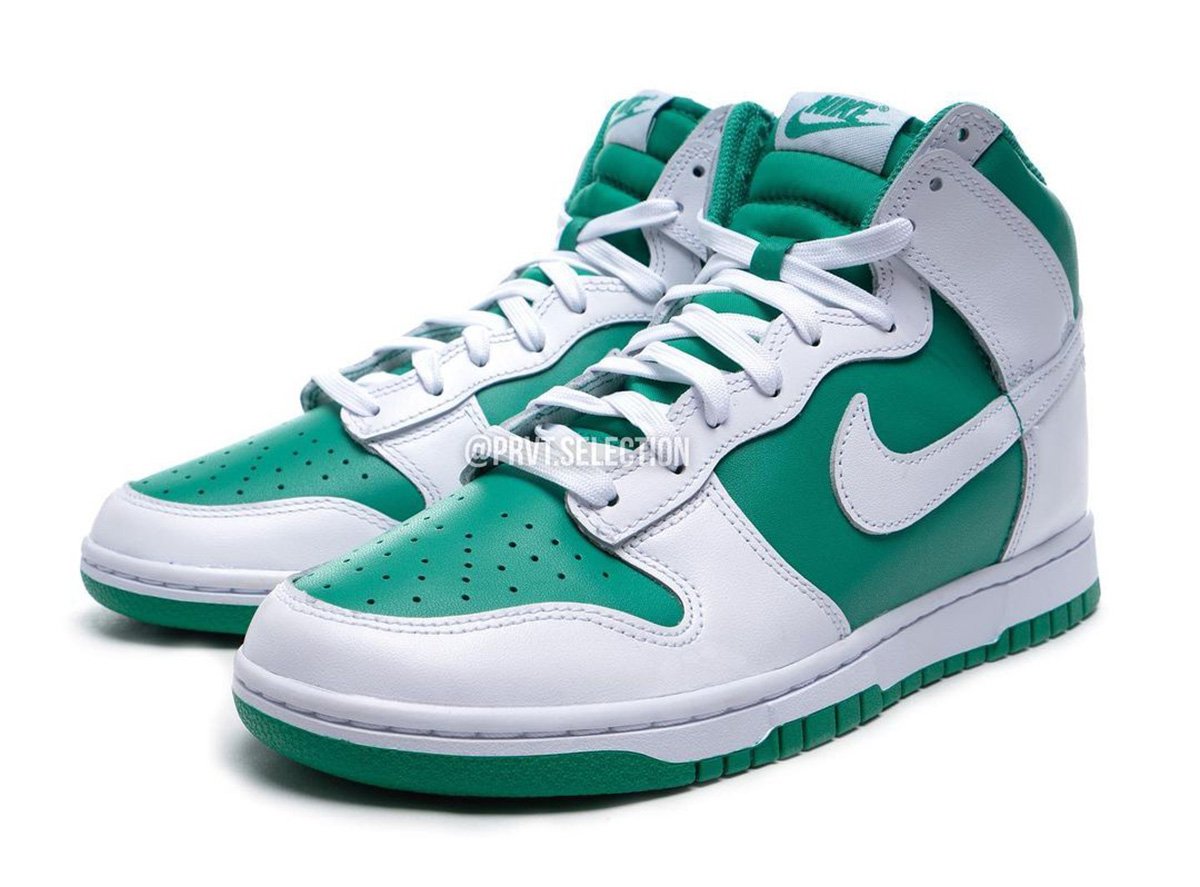 Nike Dunk High Pine Green White Release Date Info