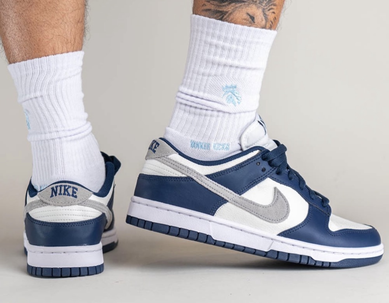 Nike Dunk Low Midnight Navy FD9749-400 On-Feet