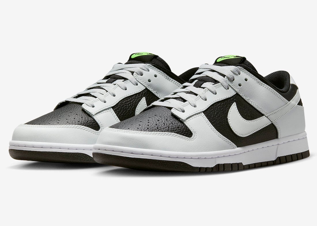Nike Dunk Low ‘Reverse Panda’ with Neon Accents