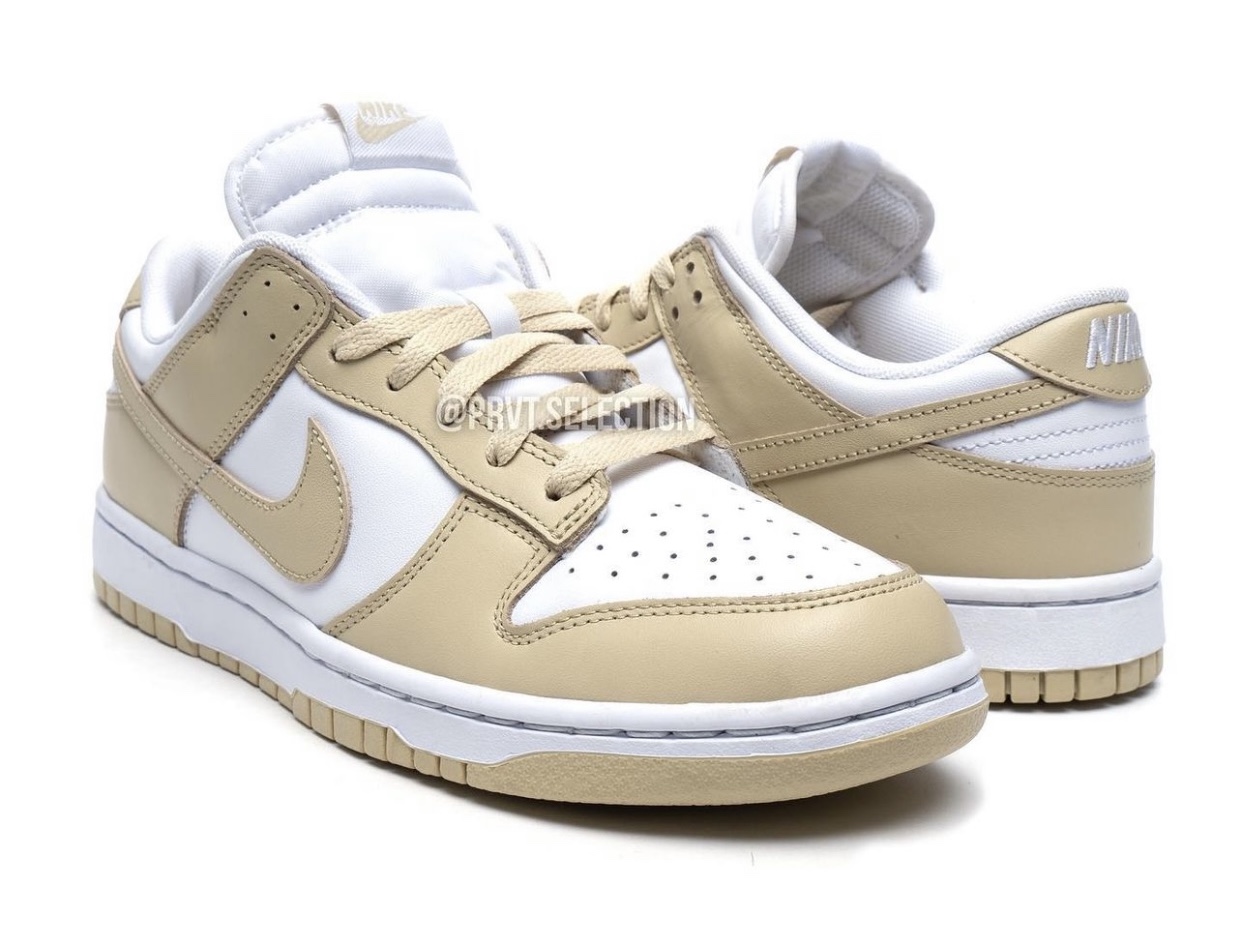 Nike Dunk Low White Team Gold DV0833-100 Release Date Info