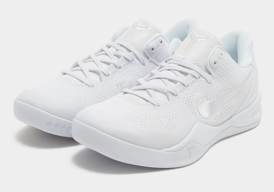 Nike Kobe 8 Protro Triple White FJ9364-100