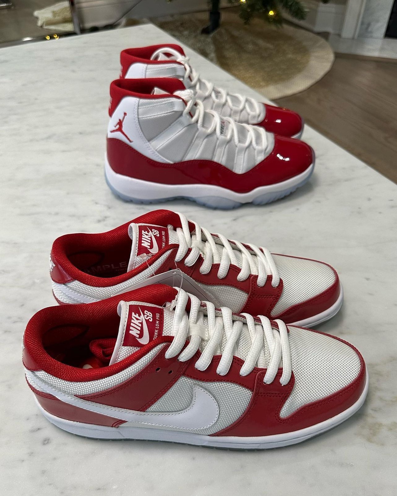 Nike SB Dunk Low Cherry Varsity Red 2015 Sample