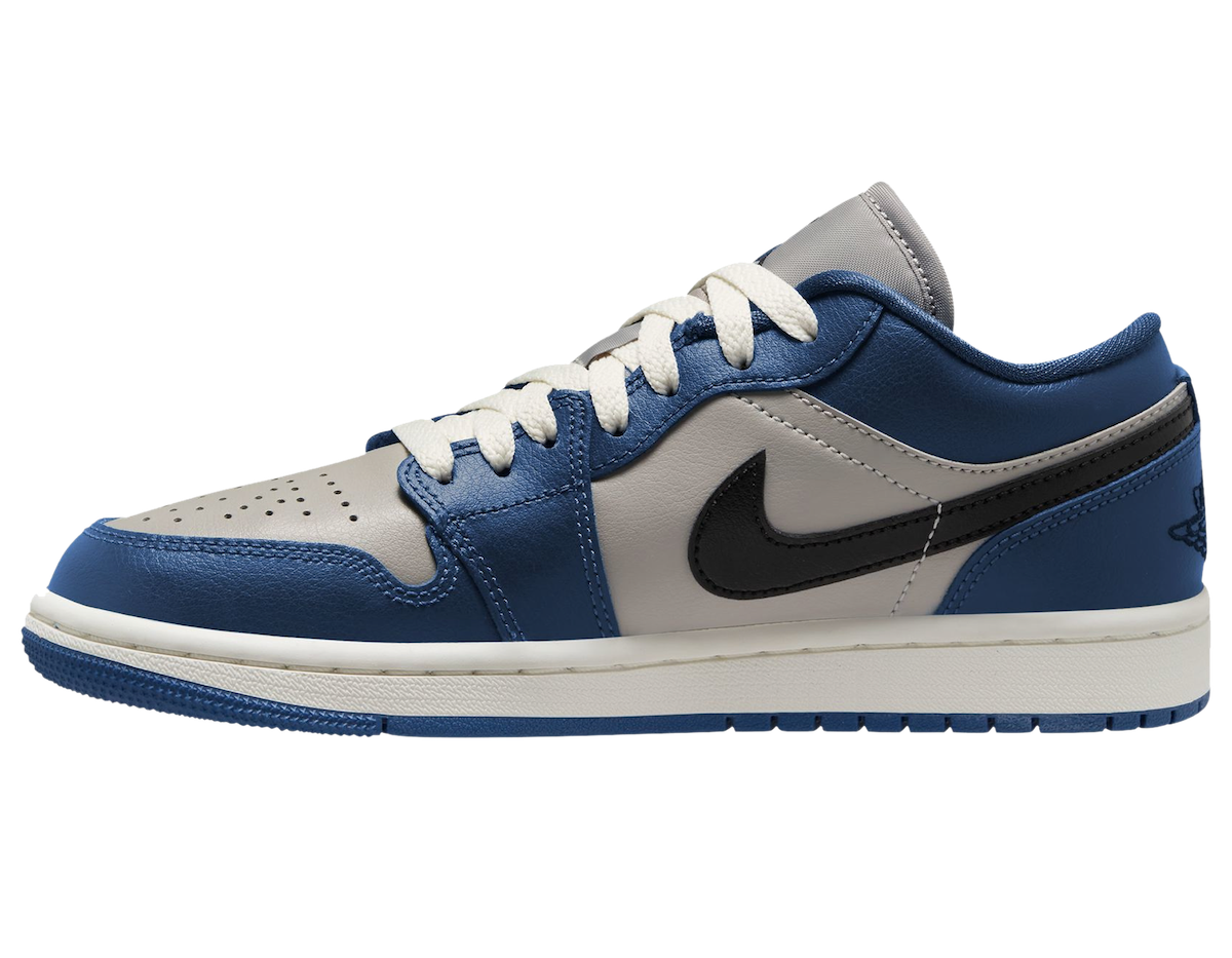 Air Jordan 1 Low Grey Navy Black DC0774-402 Release Date Info