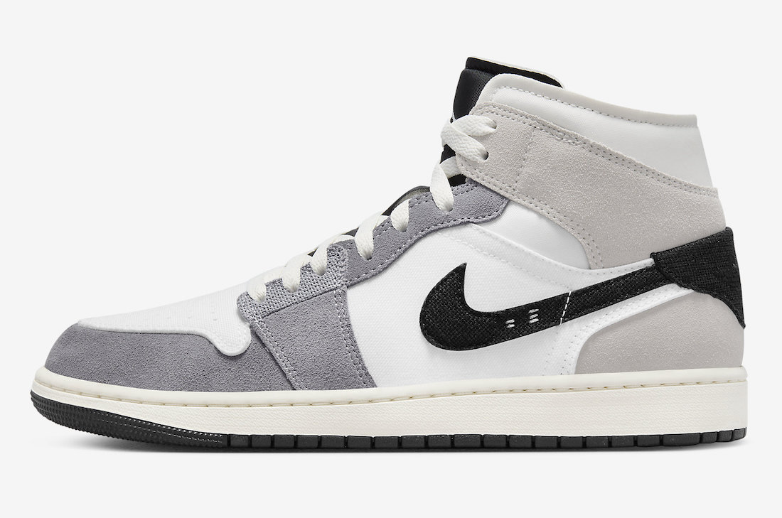 Air Jordan 1 Mid Craft Cement Grey DZ4136-002 Release Date + Where to ...