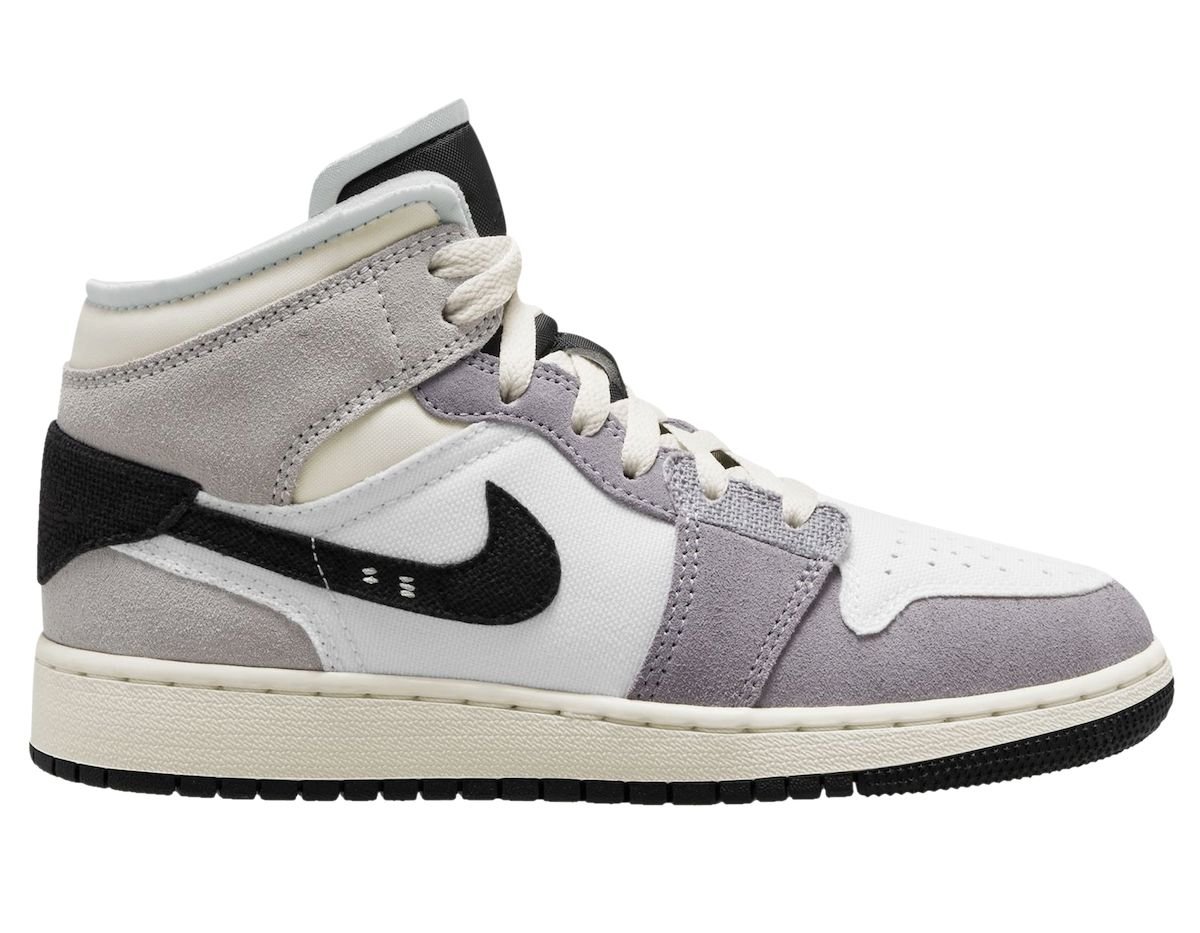 Air Jordan 1 Mid Craft Cement Grey GS FD9091-002 Release Date Info