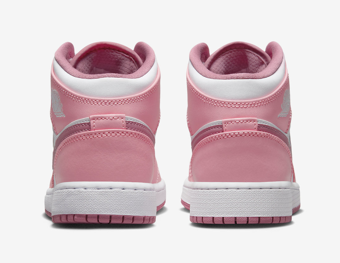 Air Jordan 1 Mid GS Pink White Valentines Day Release Date Info