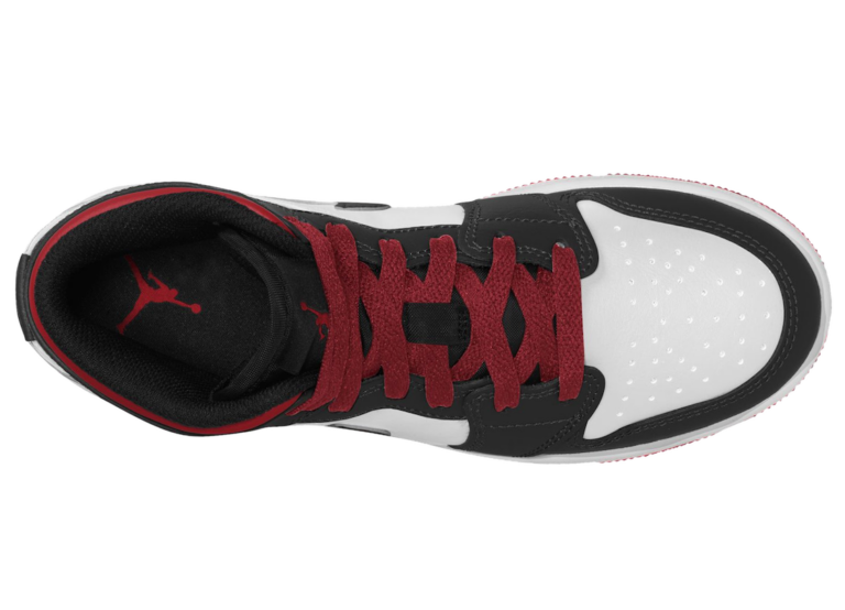 Air Jordan 1 Mid White Gym Red Black DQ8423106 Release Date SneakerFiles