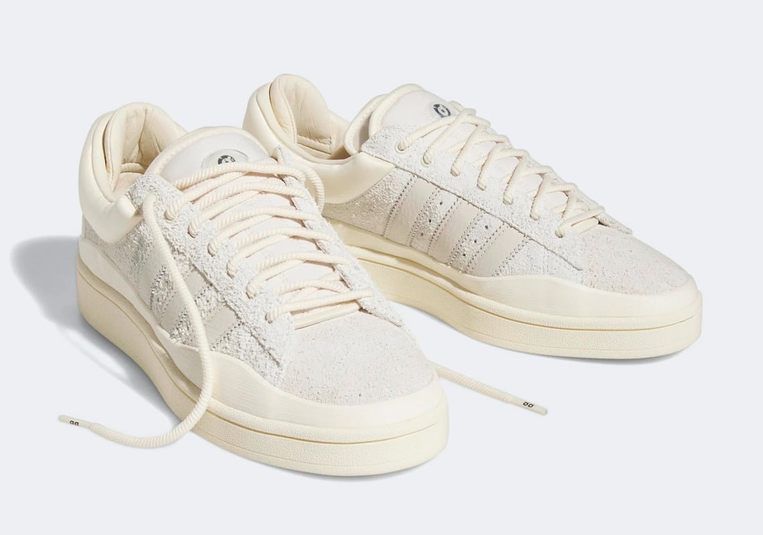 Bad Bunny adidas Campus Cloud White FZ5823 Release Date Info