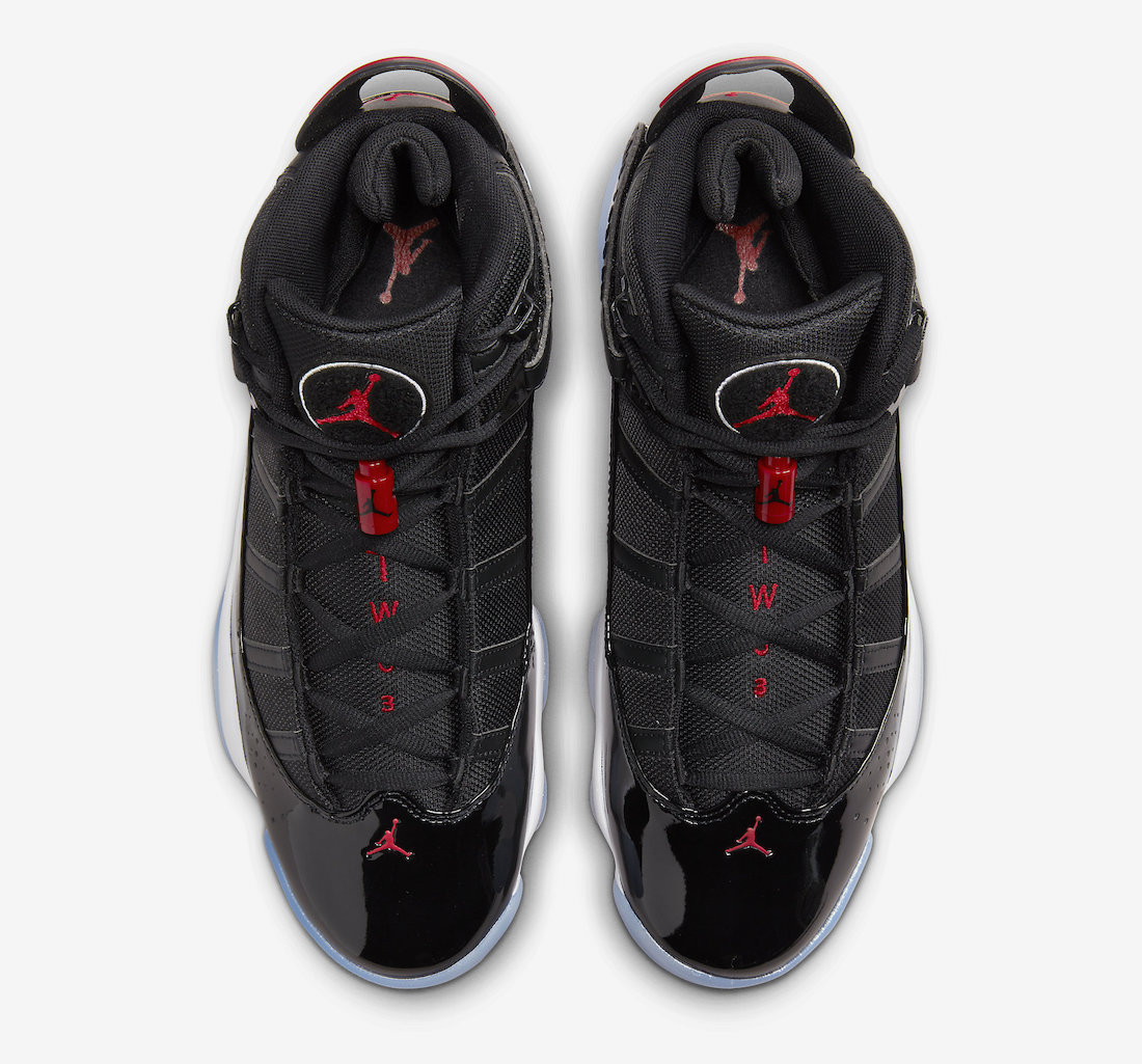 Jordan 6 Rings Black Red 322992-064 Release Date Info