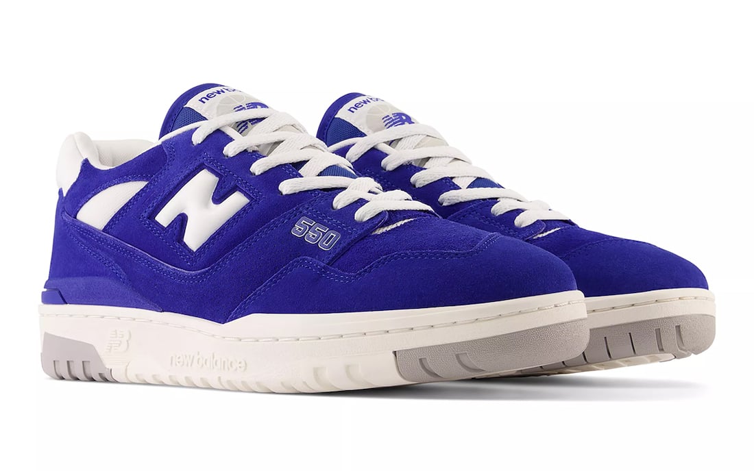 New Balance 550 Team Royal Suede BB550VNA Release Date Info