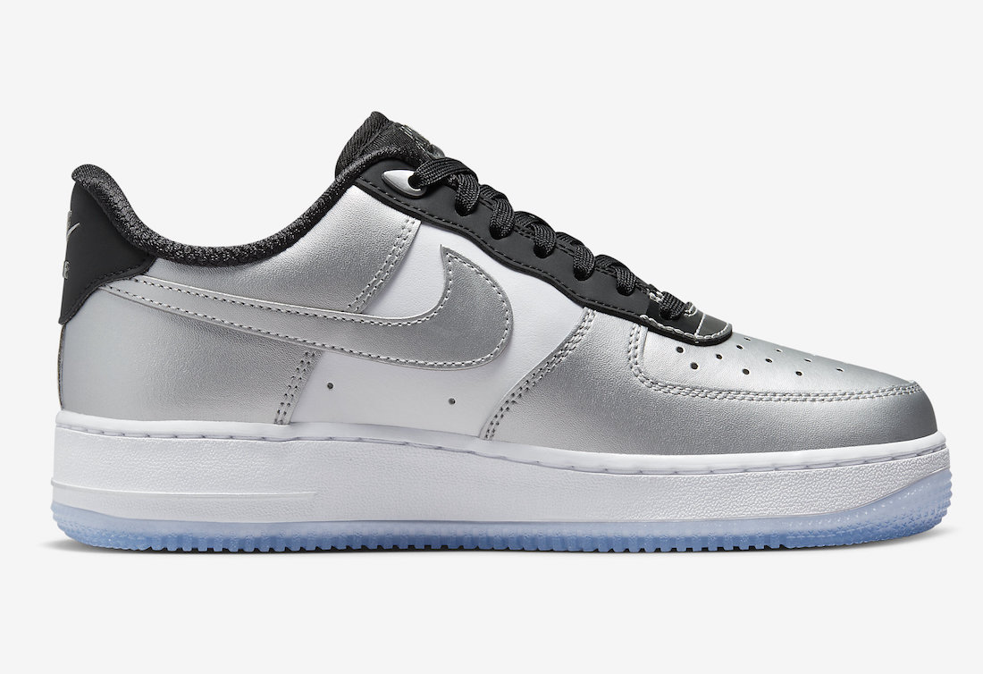 Nike Air Force 1 Low Chrome Metallic Silver Black DX6764-001 Release Date Info