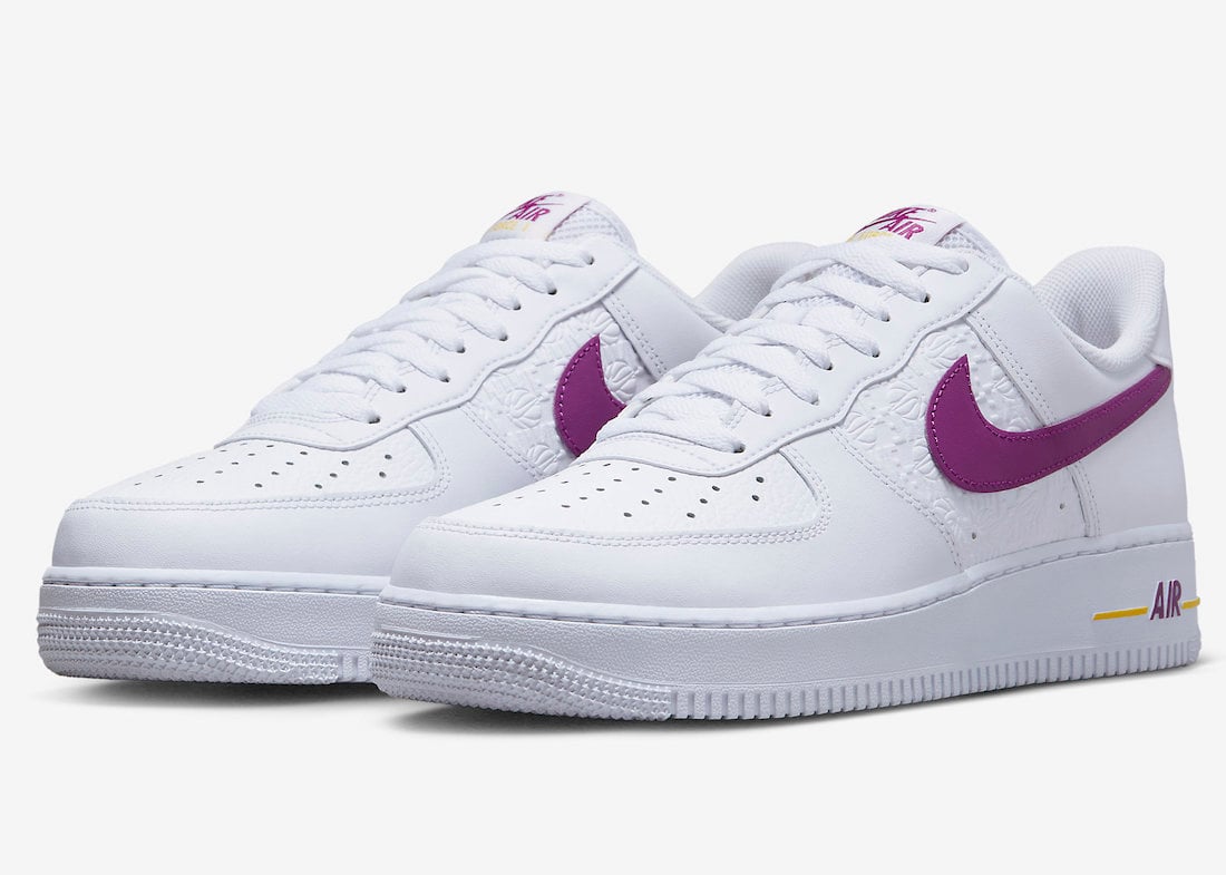 Nike Air Force 1 Low EMB Bold Berry FJ4209-100 Release Date Info