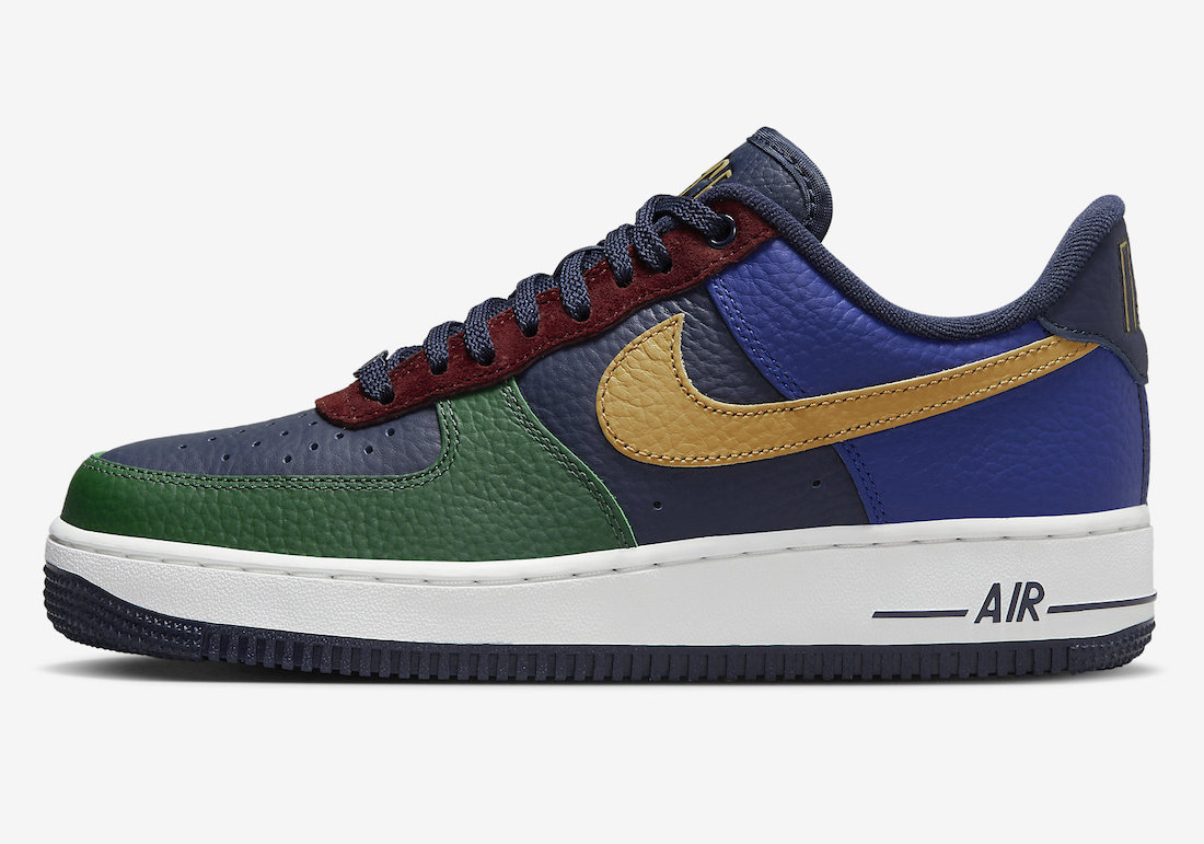 Nike Air Force 1 Low LX Gorge Green Gold Suede Obsidian DR0148-300 Release Date Info