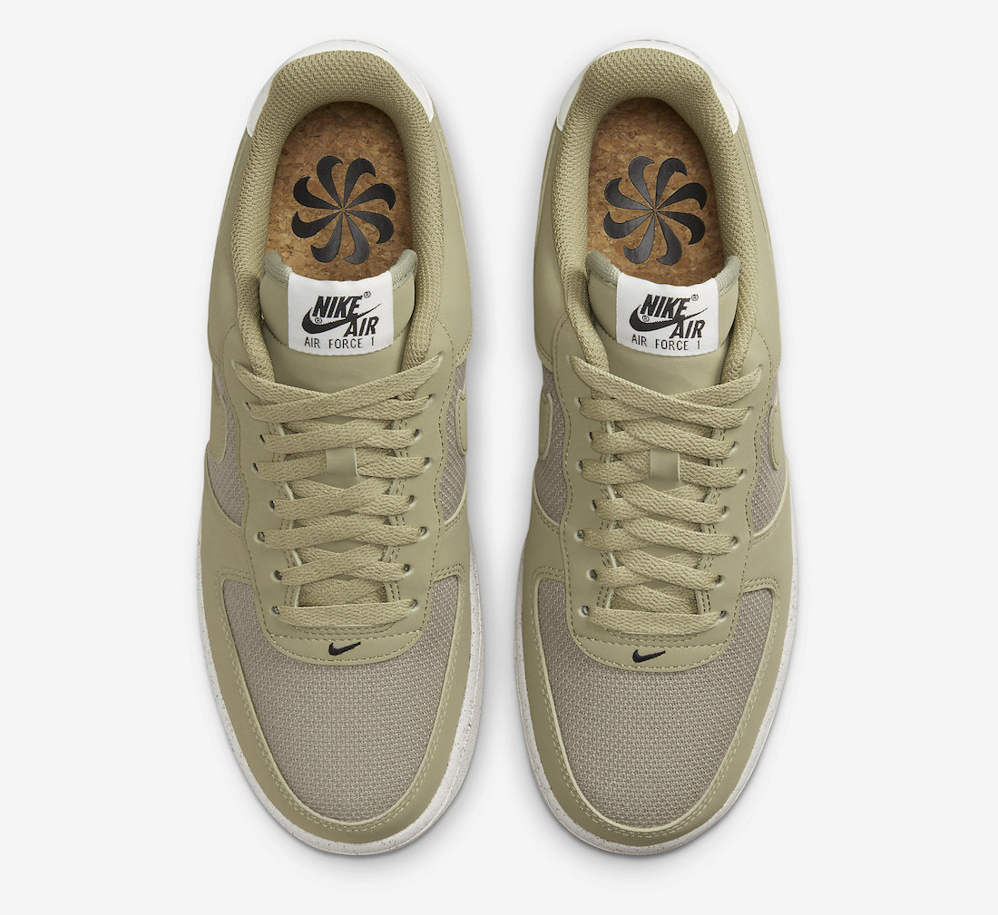 Nike Air Force 1 Low Next Nature Olive FJ1954-200 Release Date Info