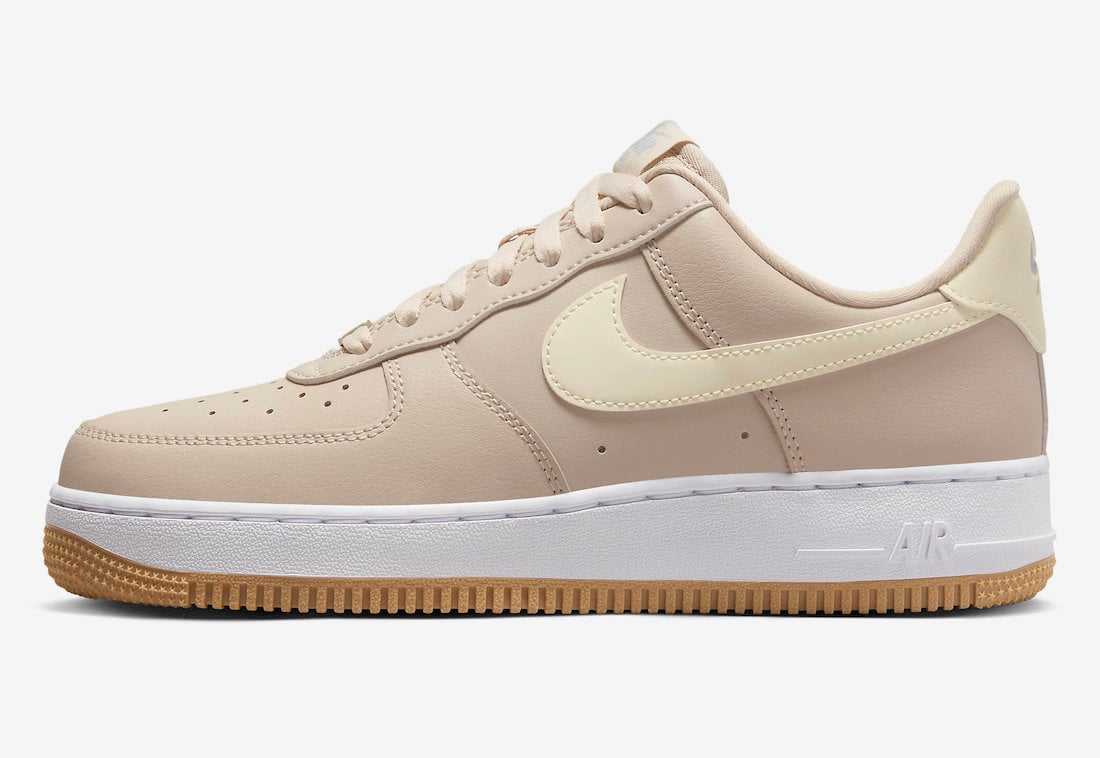 Nike Air Force 1 Low Sanddrift Coconut Milk White Gum DD8959-111 Release Date Info