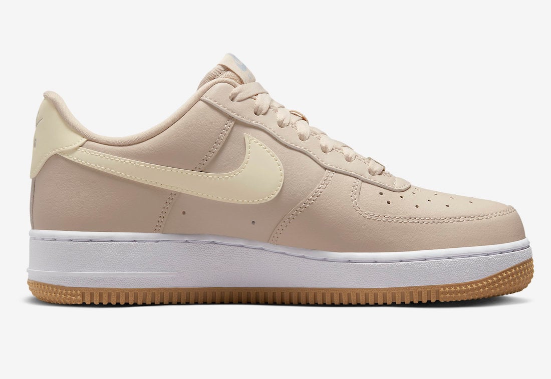 Nike Air Force 1 Low Sanddrift Coconut Milk White Gum DD8959-111 Release Date Info