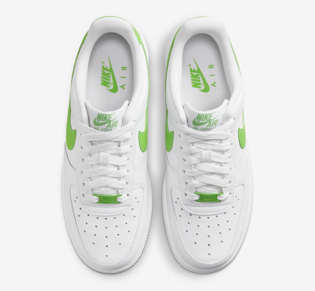 Nike Air Force 1 Low White Action Green DD8959-112 Release Date Info