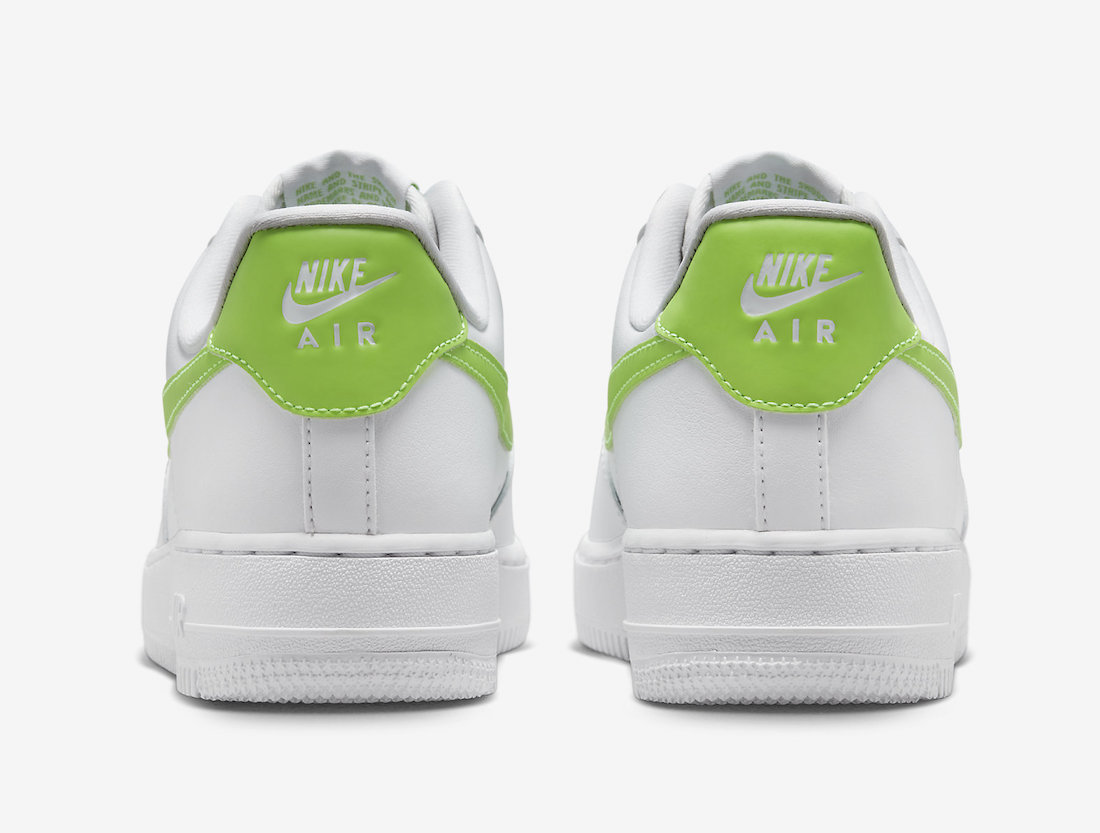 nike air force 1 green white