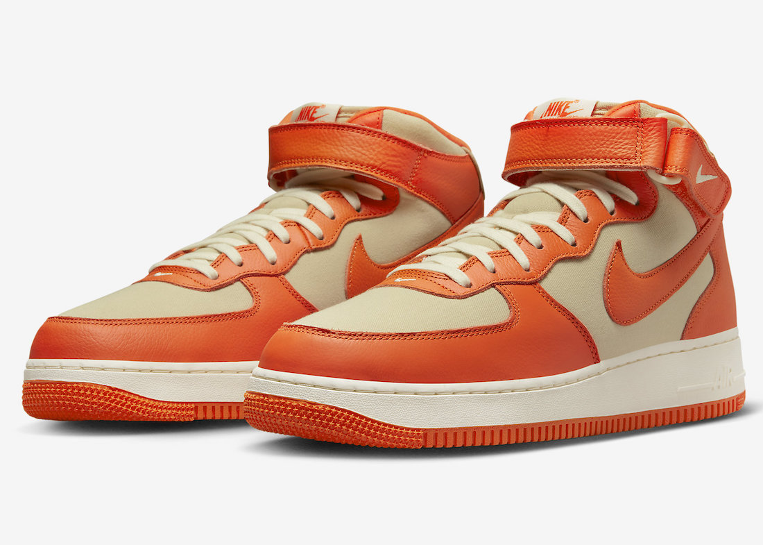 Nike Air Force 1 Mid Safety Orange FB2036-700 Release Date Info