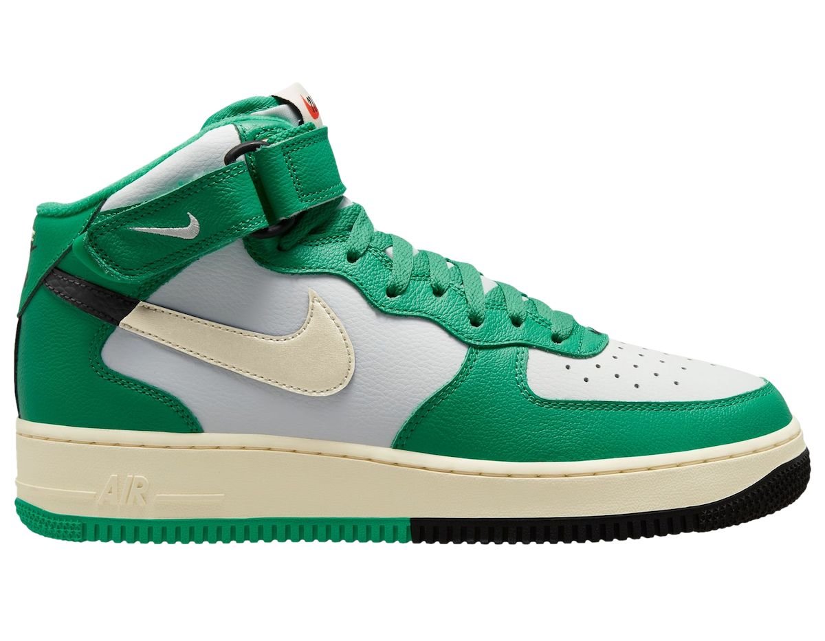 Nike Air Force 1 Mid Split Green FD2554-100 Release Date Info