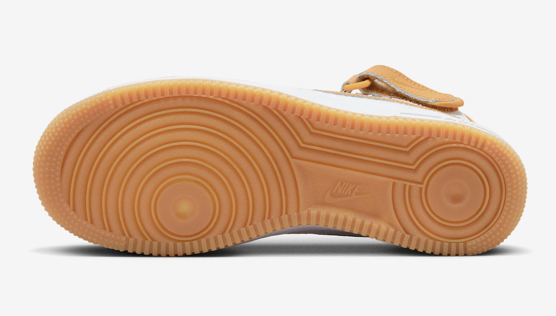 Nike Air Force 1 Mid Summit White Desert Ochre Gum DD9625-102 Release Date Info