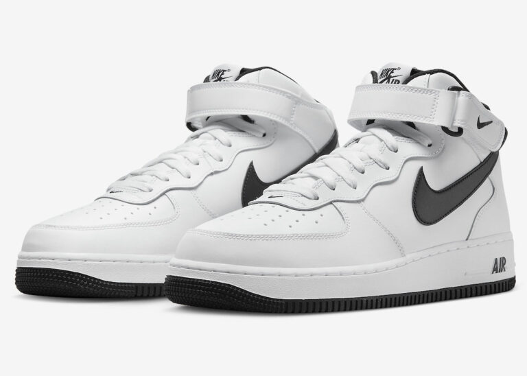 Nike Air Force 1 Mid White Black DV0806-101 Release Date + Where to Buy ...