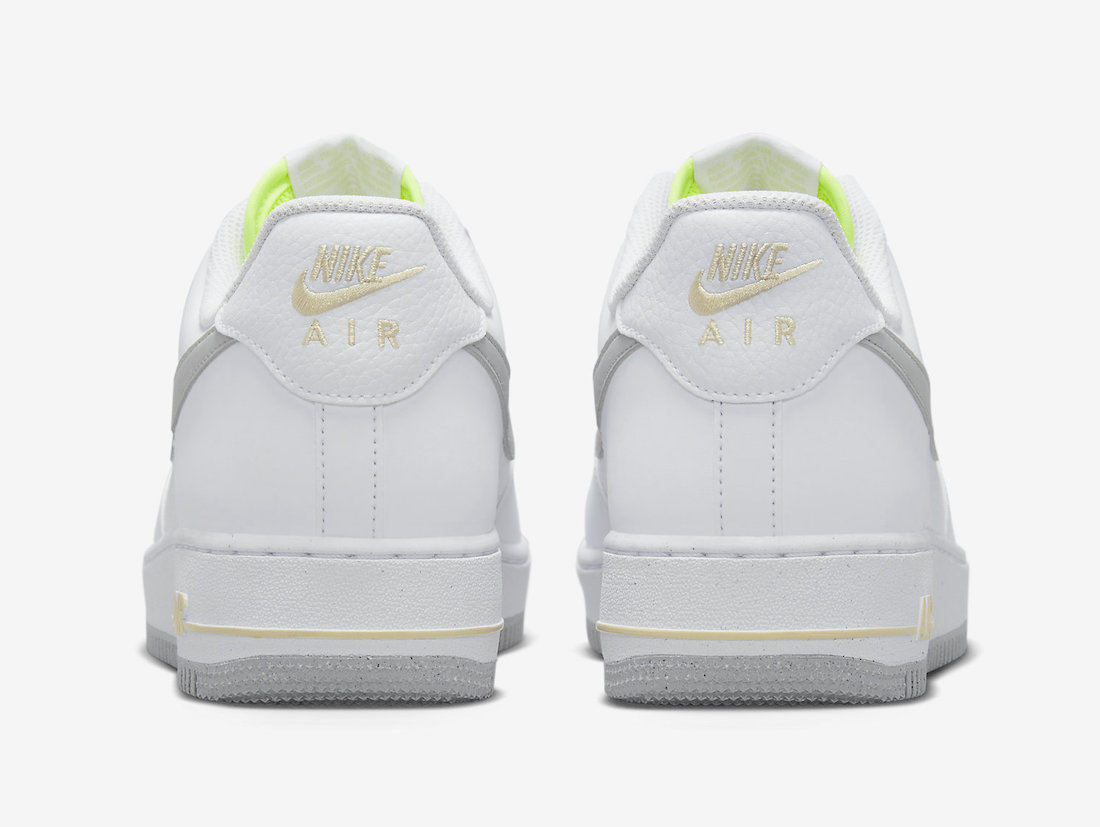 Nike Air Force 1 Next Nature White Grey Volt FJ4825-100 Release Date Info