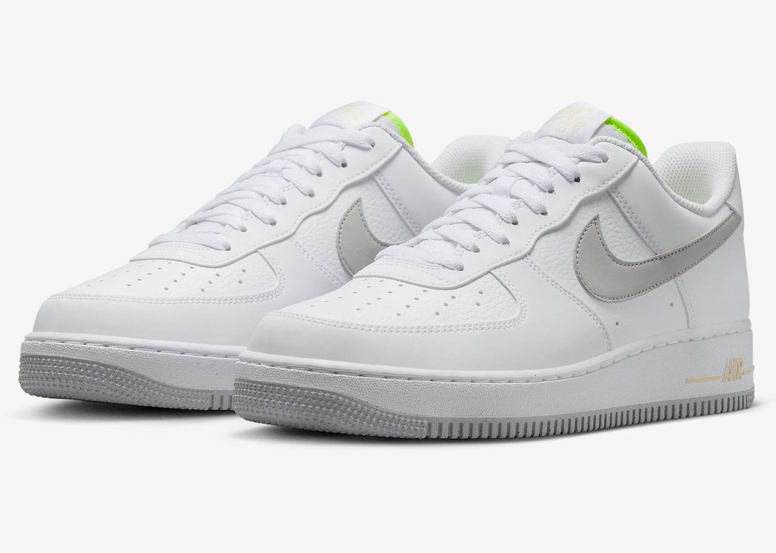 Nike Air Force 1 Next Nature White Grey Volt FJ4825-100 Release Date Info