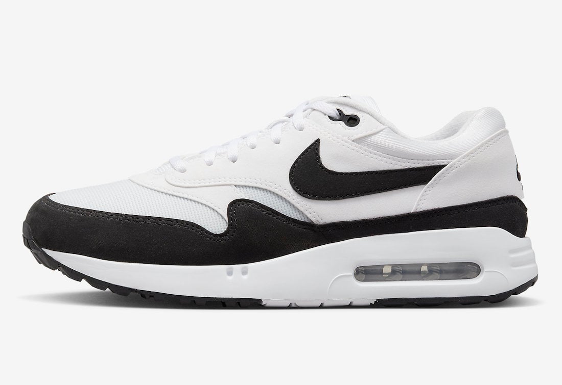 Nike Air Max 1 Golf Panda White Black DV1403-110 Release Date Info Nike Air Max 1 Golf Panda White Black DV1403-110 Release Date Info